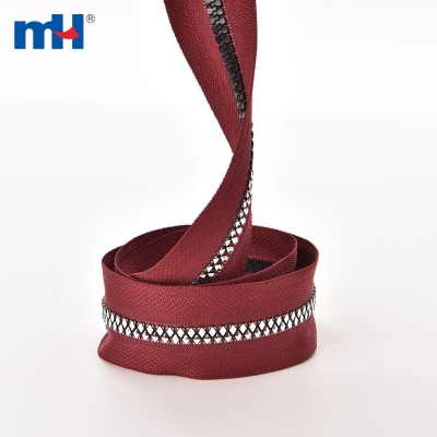 #5 Rhombus Teeth Plastic Zipper Chain