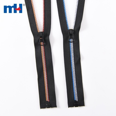 No.5 Transparent Teeth Zipper