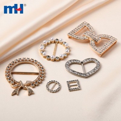 Crystal Rhinestone Skirt Buckles