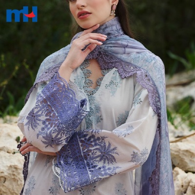 Embroidered Fabric Cotton
