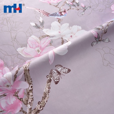 Floral Printed Fabric for Bed Sheet