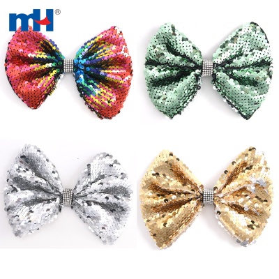 Glitter Sequins Hair Bow