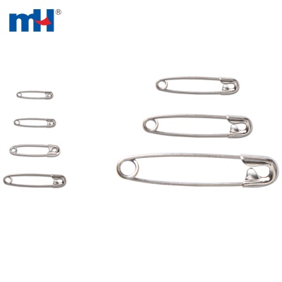 Nickel Plated Steel Safety Pin