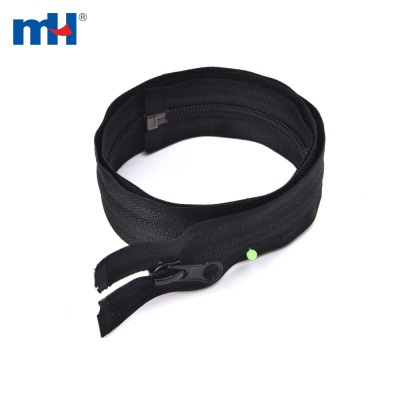 Reverse Nylon Zippers