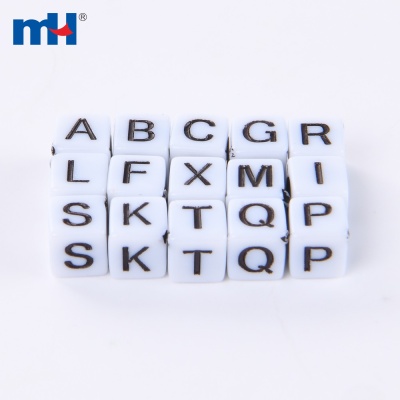 Round and Square Word Beads