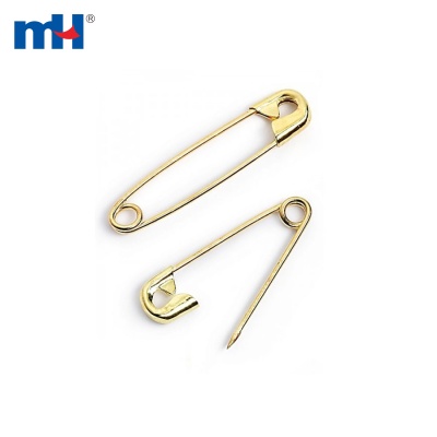 Gold-colored Safety Pin