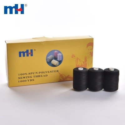 1000yds Spun Poly Sewing Thread Sets