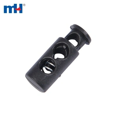 2 Holes Plastic Cord Stopper