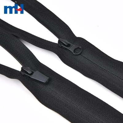 #5 Reverse Nylon Zippers
