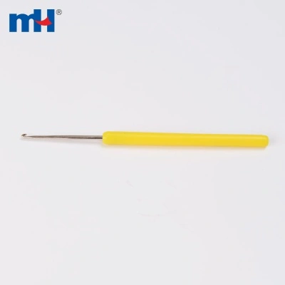 Aluminum Crochet Single Hook with Plastic Handle