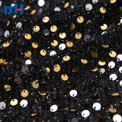 Black Sequins Mesh