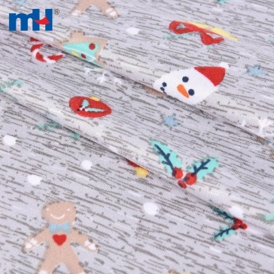 Christmas Printed 4 Way Stretch Fabric