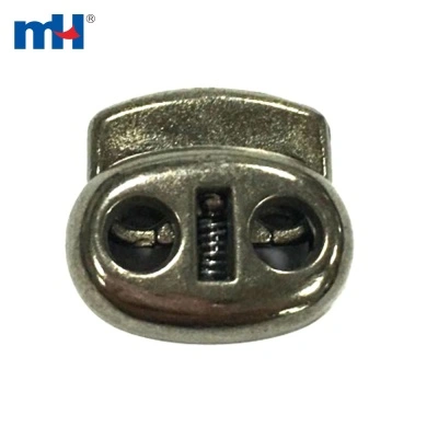 Double Holes Electroplated Plastic Stopper