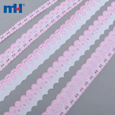 Embroidered Poly Cotton T/C Lace Trim