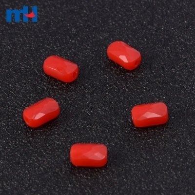 Flat Rectangle Czech Glass Beads