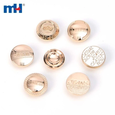 Zinc Alloy Jeans Button