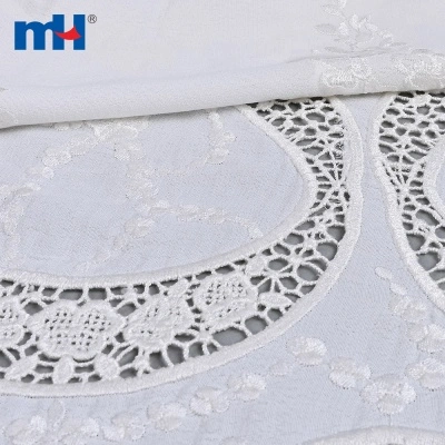 Laser Cut Cotton Lace Fabric
