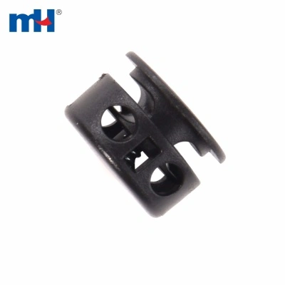 2 Hole Plastic Cord Stopper