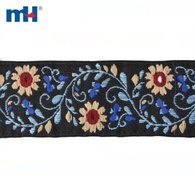 Traditional Jacquard Curtain Embroidery Tape